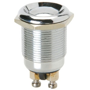 Momentary N.O. Metal Recessed Push Button Switch 4A 125V